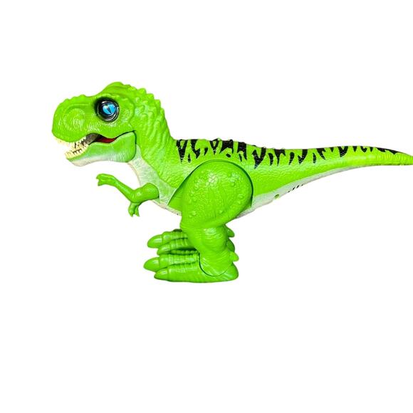 Robo Alive T-Rex Dinosaur Robotic Toy Green Walking Growling Tyrannosaurus Zuru - Picture 4 of 13